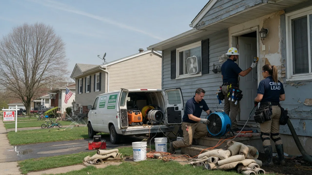 Flood Cleanup in Jessup, PA near me